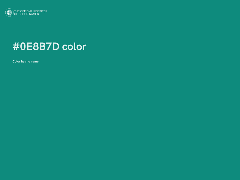 #0E8B7D color image