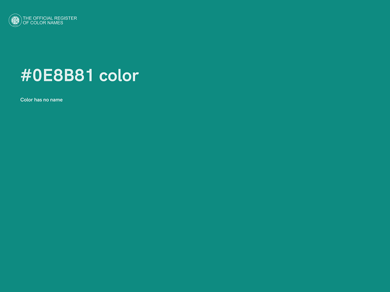 #0E8B81 color image