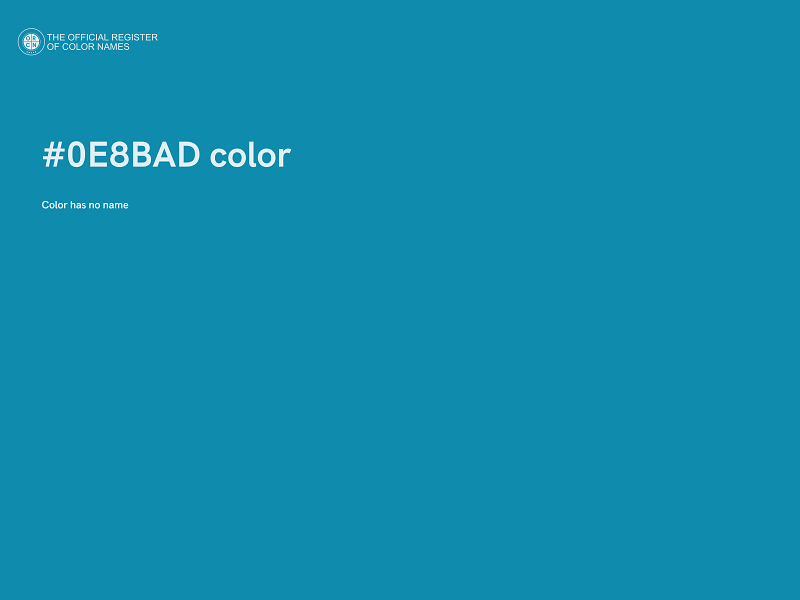 #0E8BAD color image