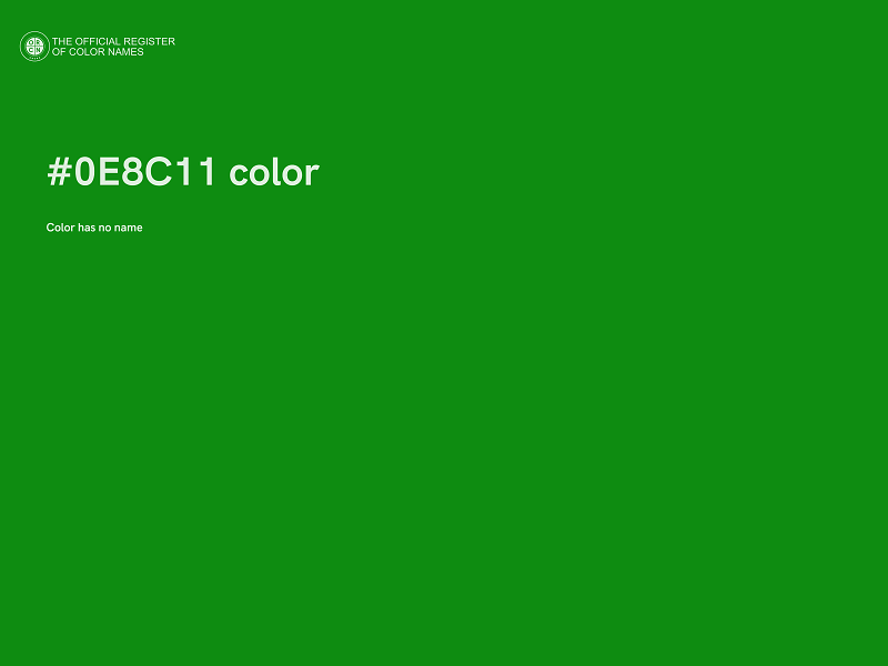 #0E8C11 color image