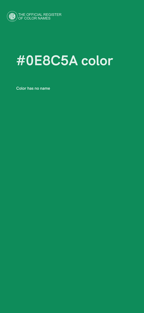 #0E8C5A color image