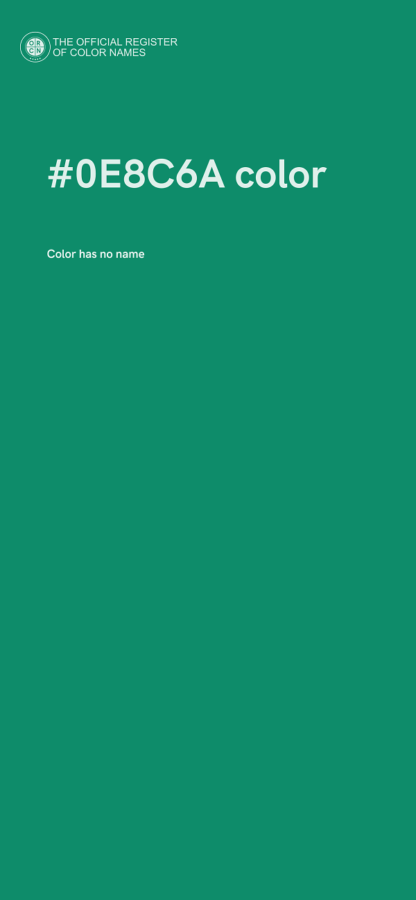 #0E8C6A color image