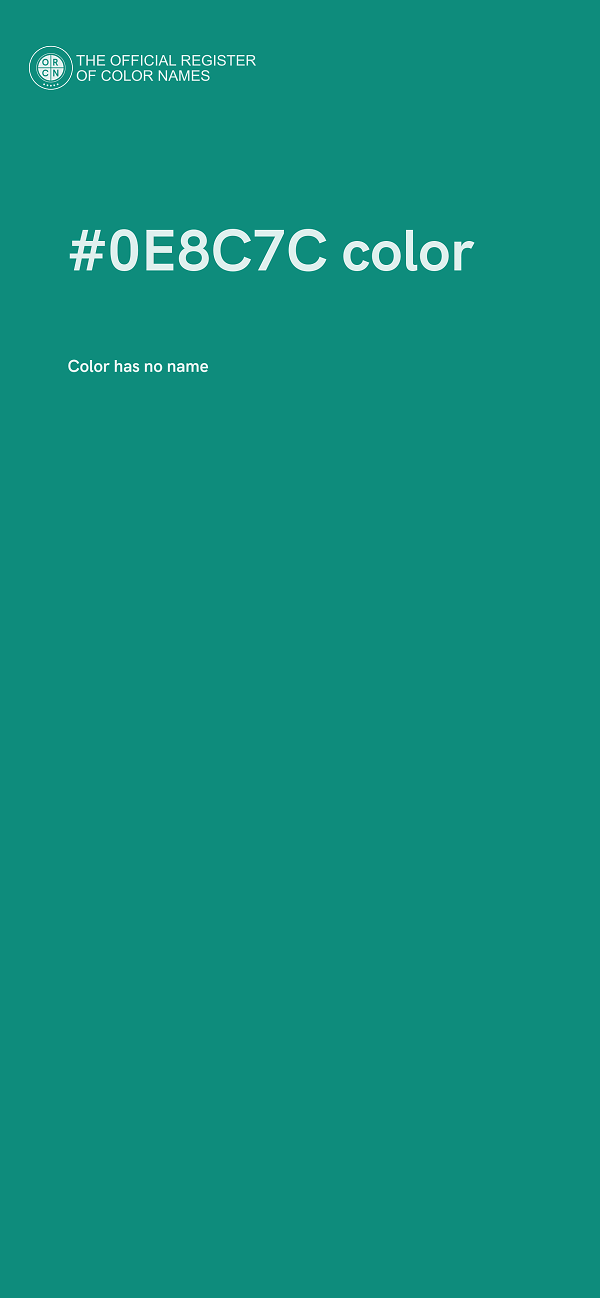 #0E8C7C color image