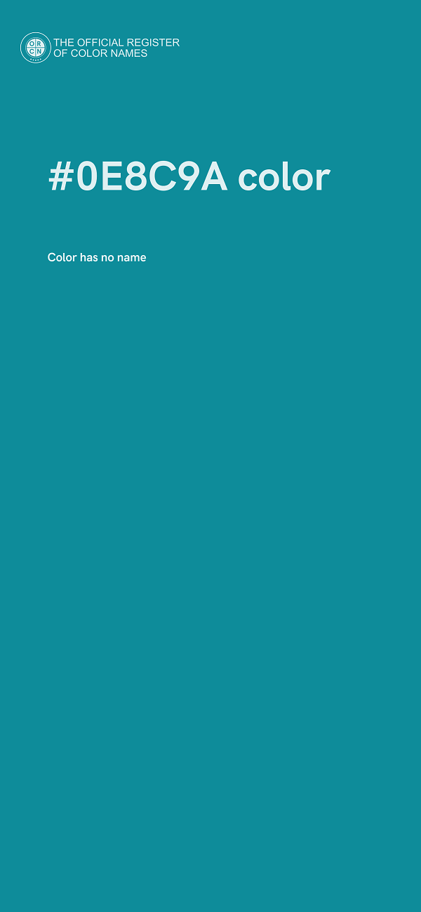 #0E8C9A color image