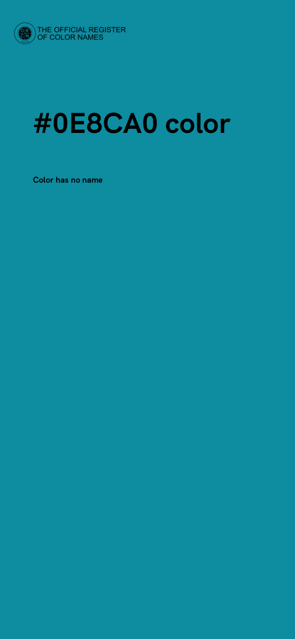 #0E8CA0 color image