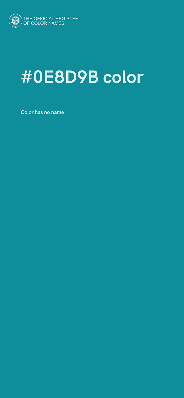 #0E8D9B color image