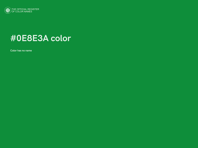 #0E8E3A color image