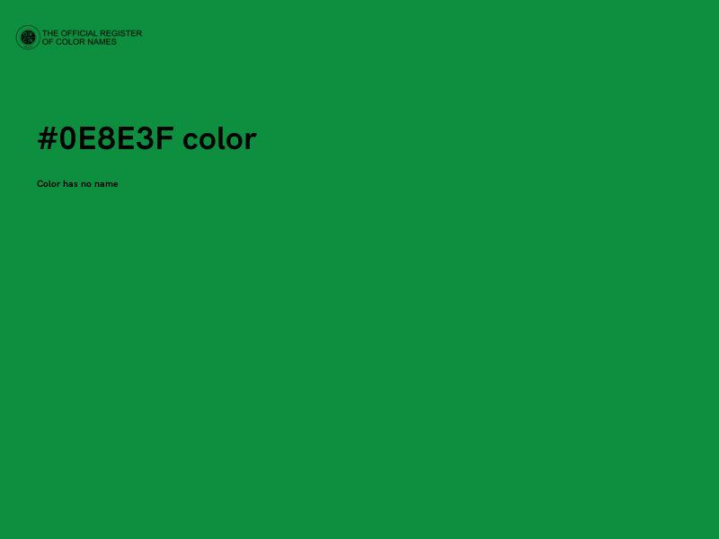 #0E8E3F color image