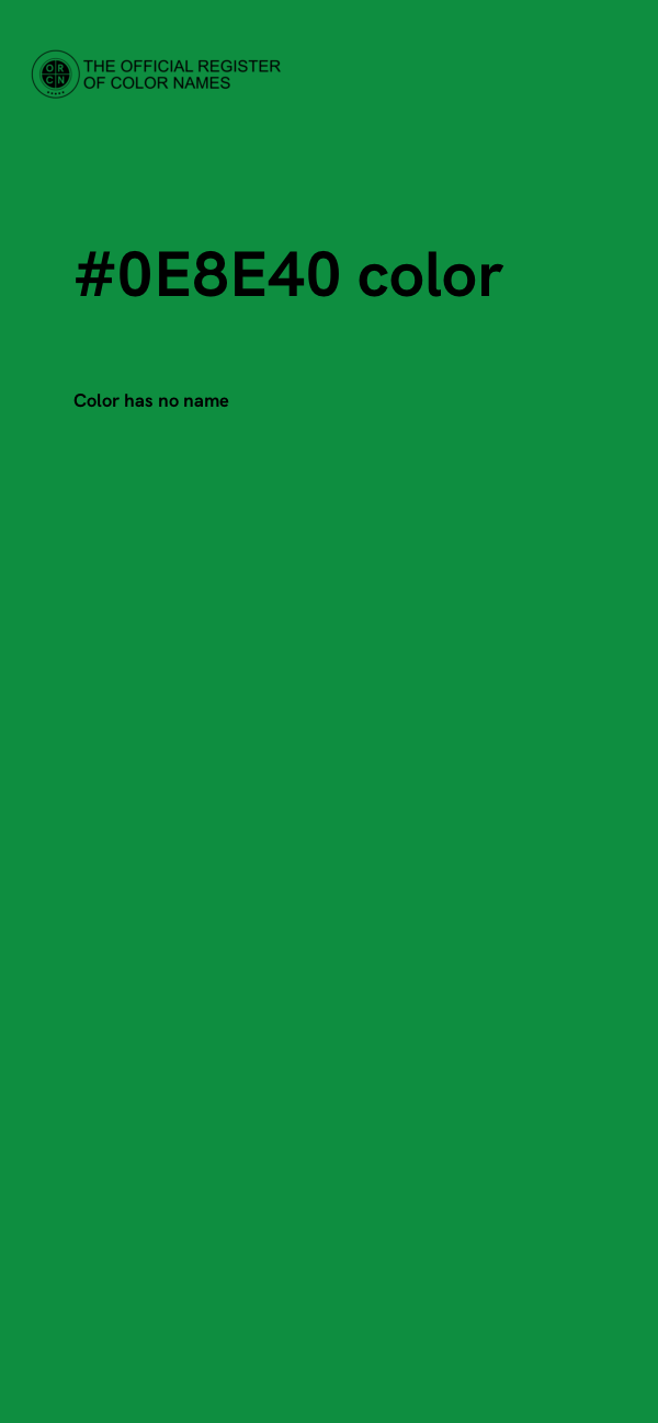 #0E8E40 color image