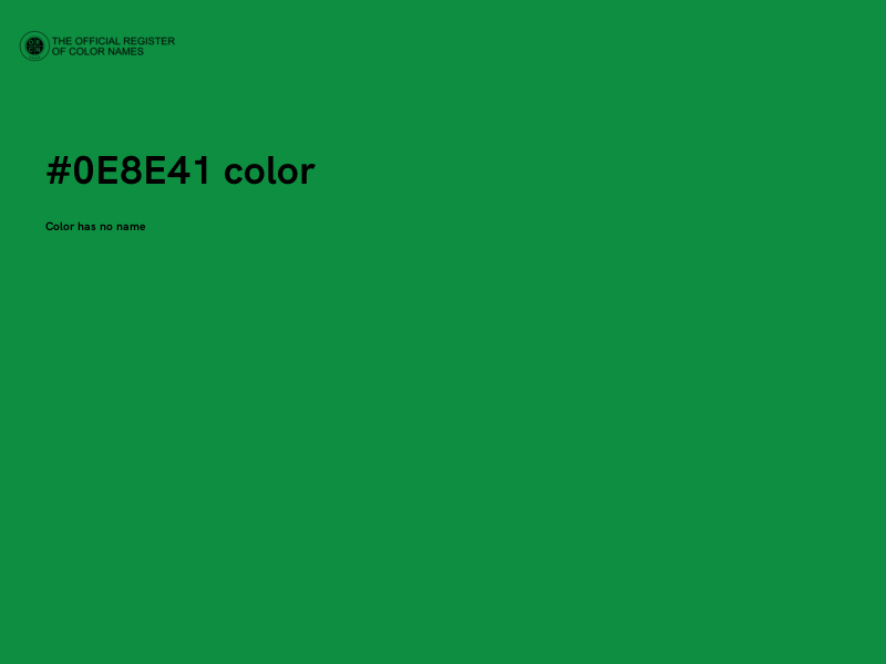 #0E8E41 color image