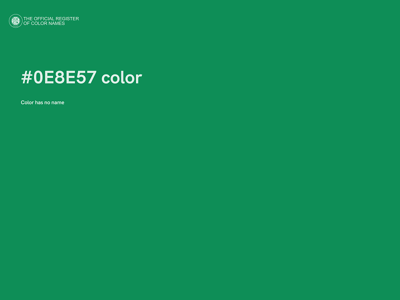 #0E8E57 color image