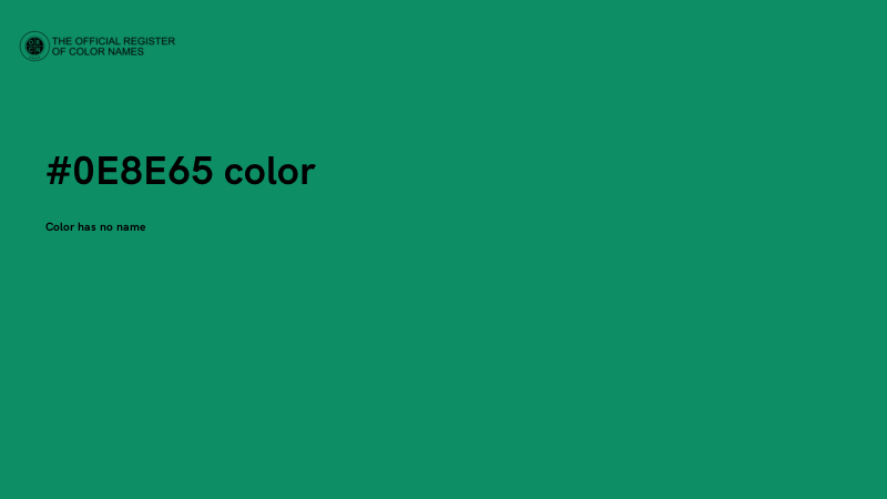 #0E8E65 color image