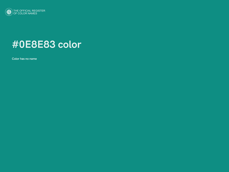 #0E8E83 color image