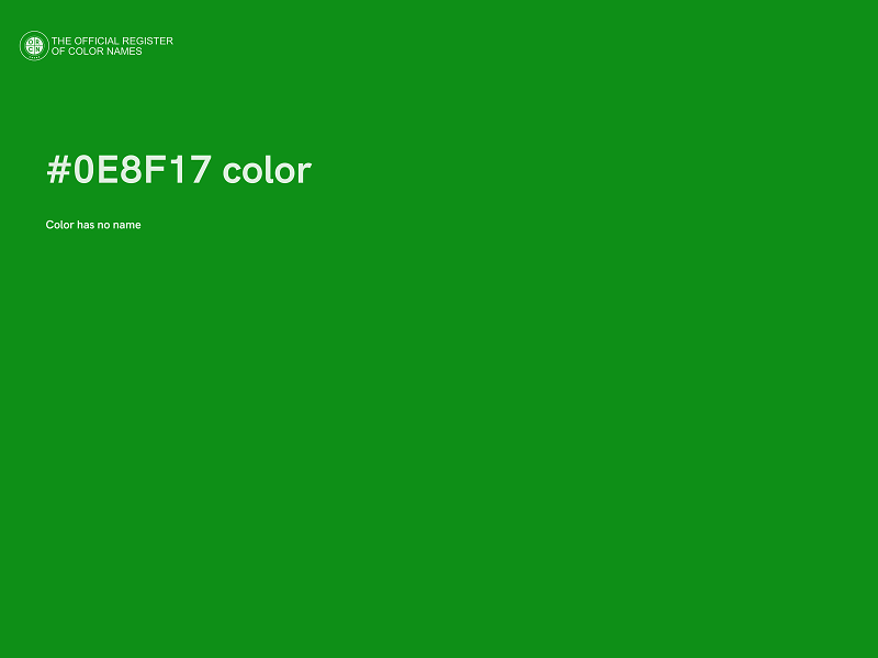 #0E8F17 color image