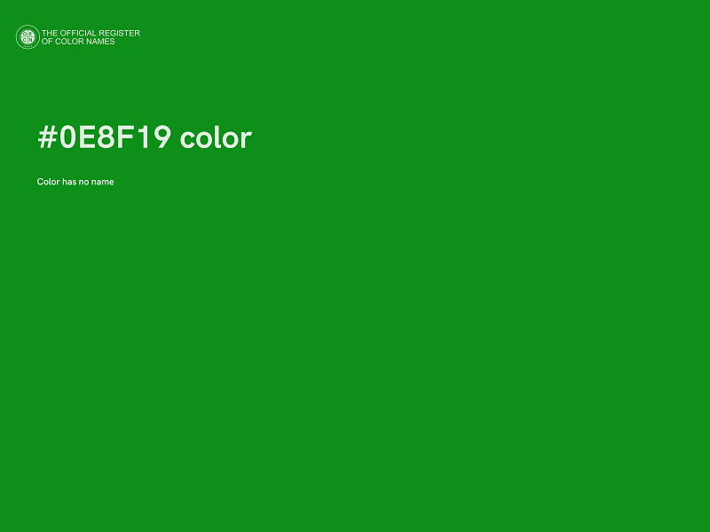 #0E8F19 color image