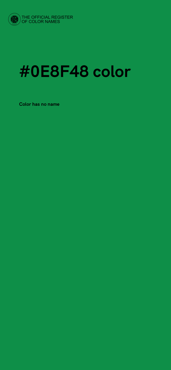 #0E8F48 color image