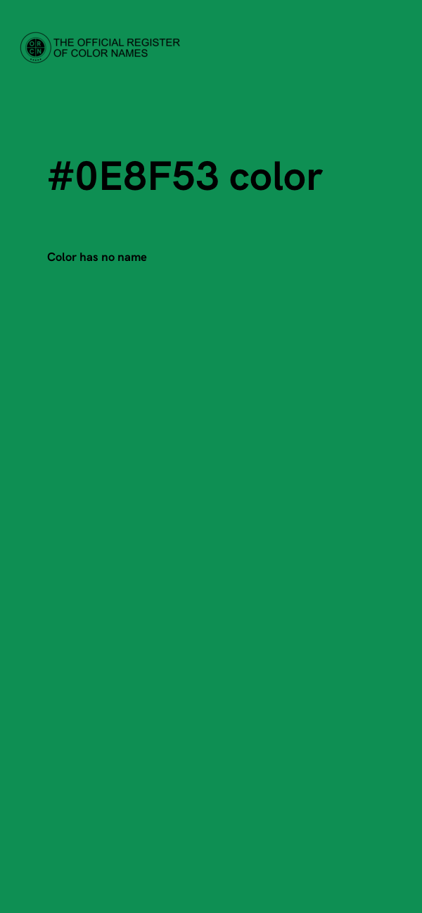 #0E8F53 color image