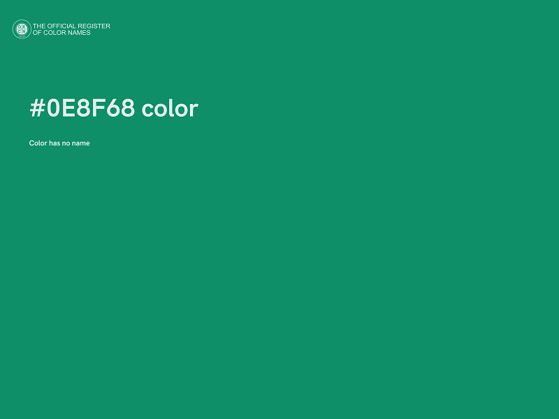 #0E8F68 color image