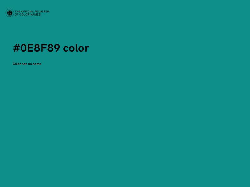 #0E8F89 color image