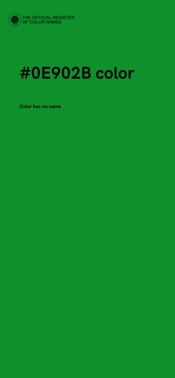 #0E902B color image