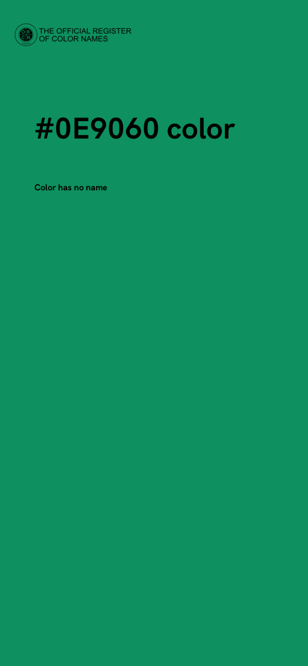 #0E9060 color image