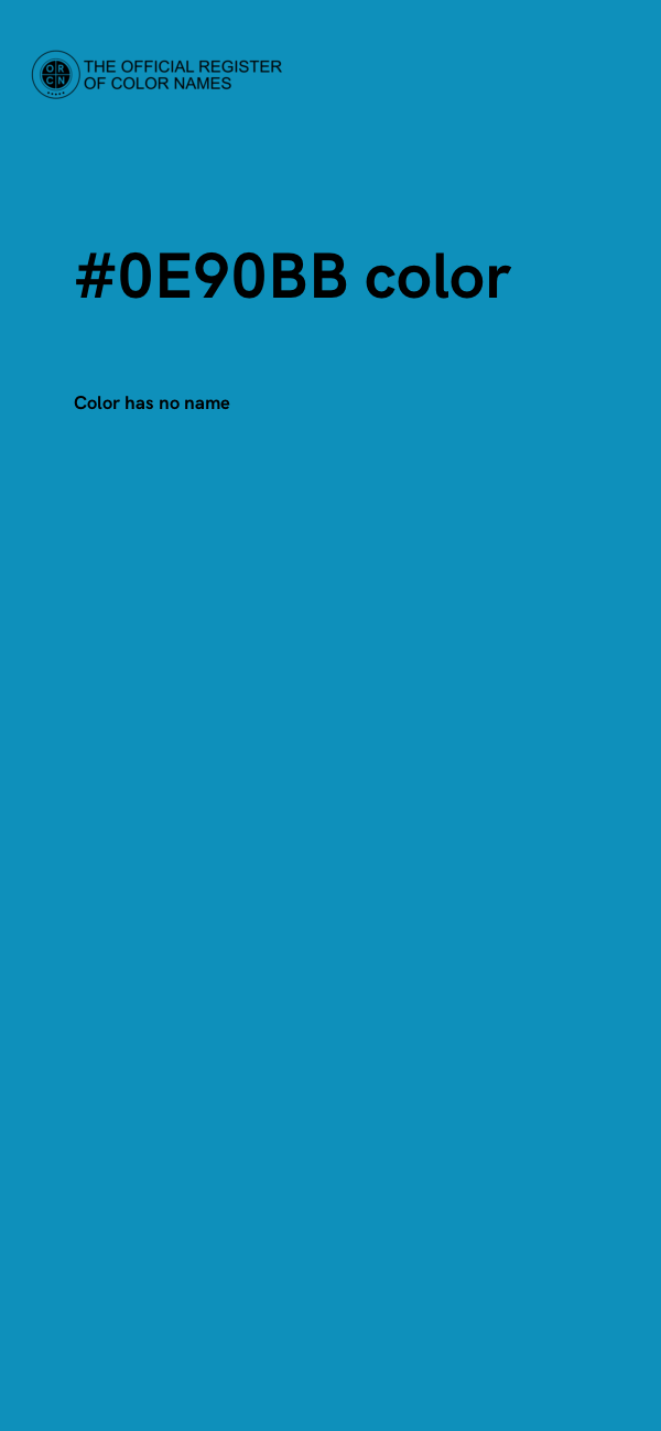 #0E90BB color image