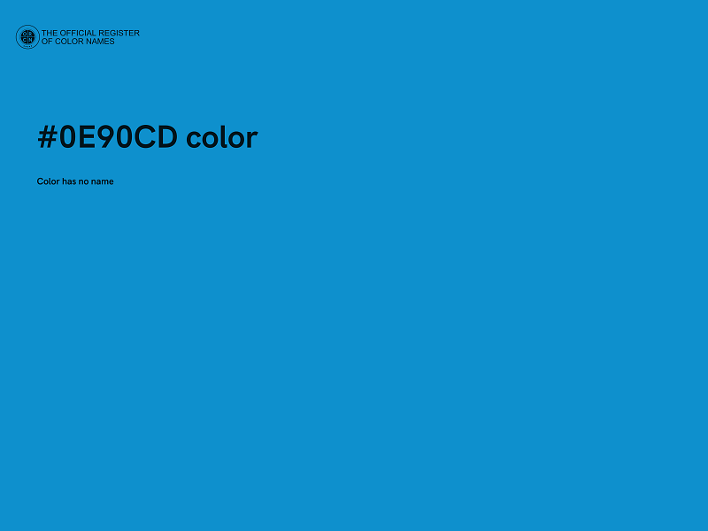 #0E90CD color image