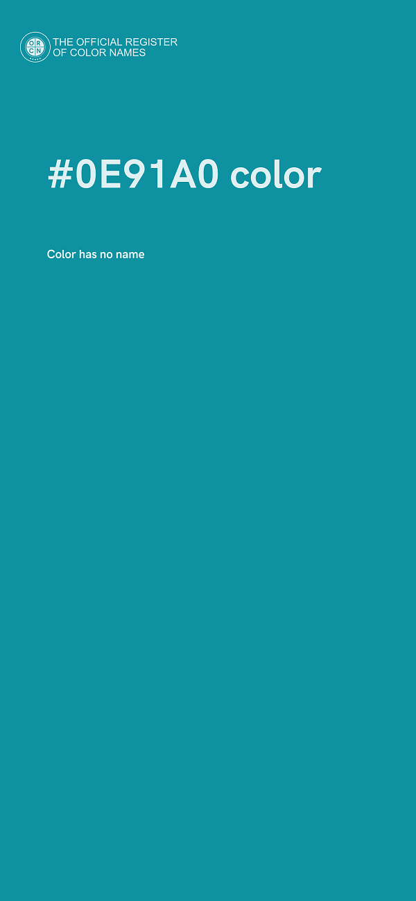 #0E91A0 color image