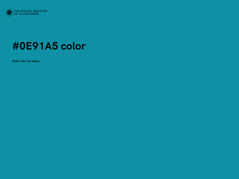 #0E91A5 color image
