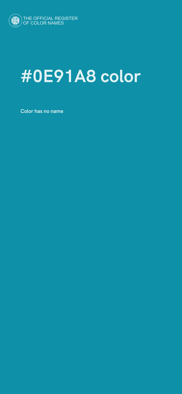 #0E91A8 color image
