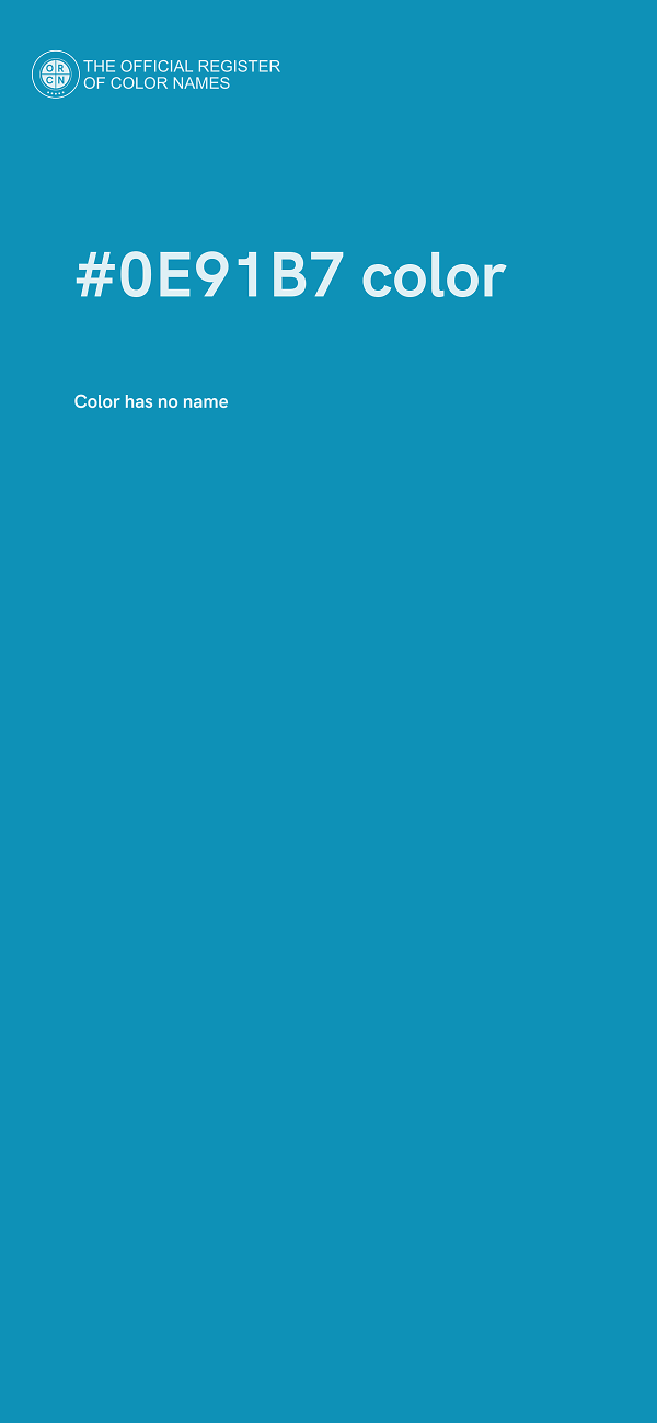 #0E91B7 color image