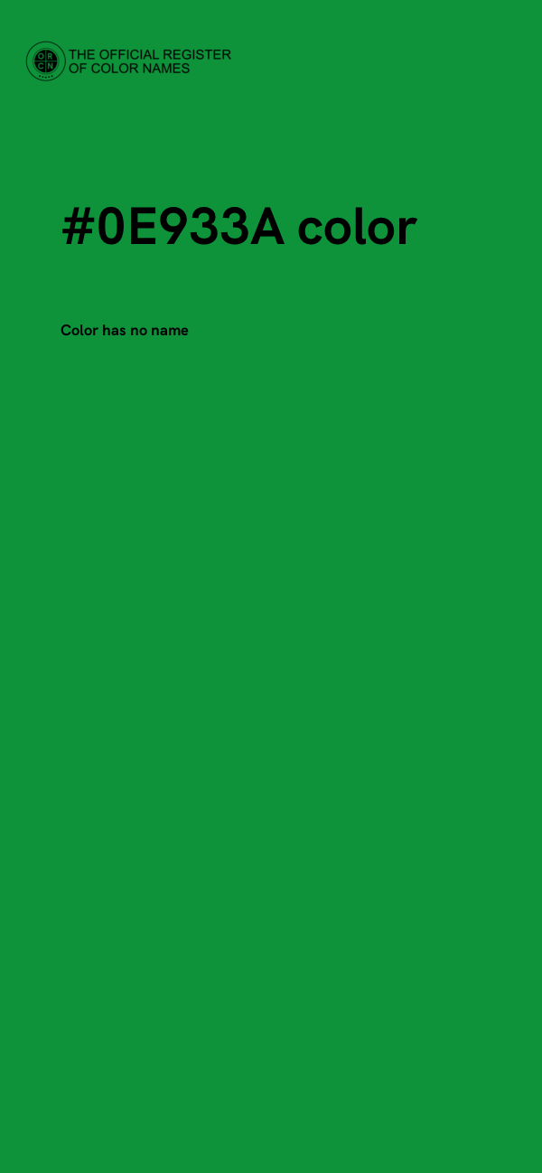 #0E933A color image
