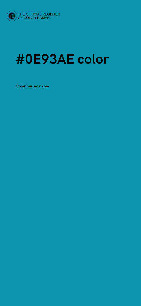 #0E93AE color image