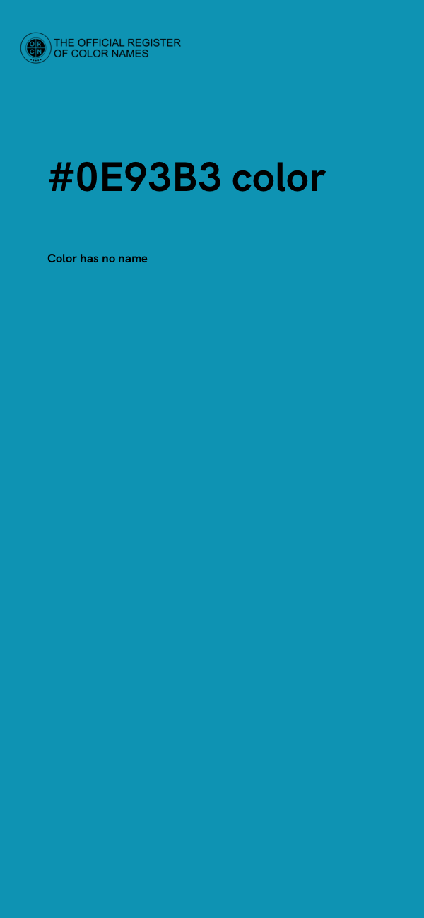 #0E93B3 color image