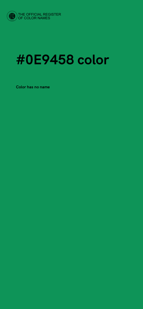 #0E9458 color image