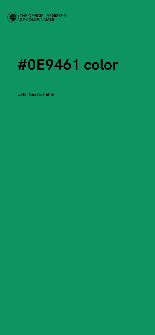 #0E9461 color image