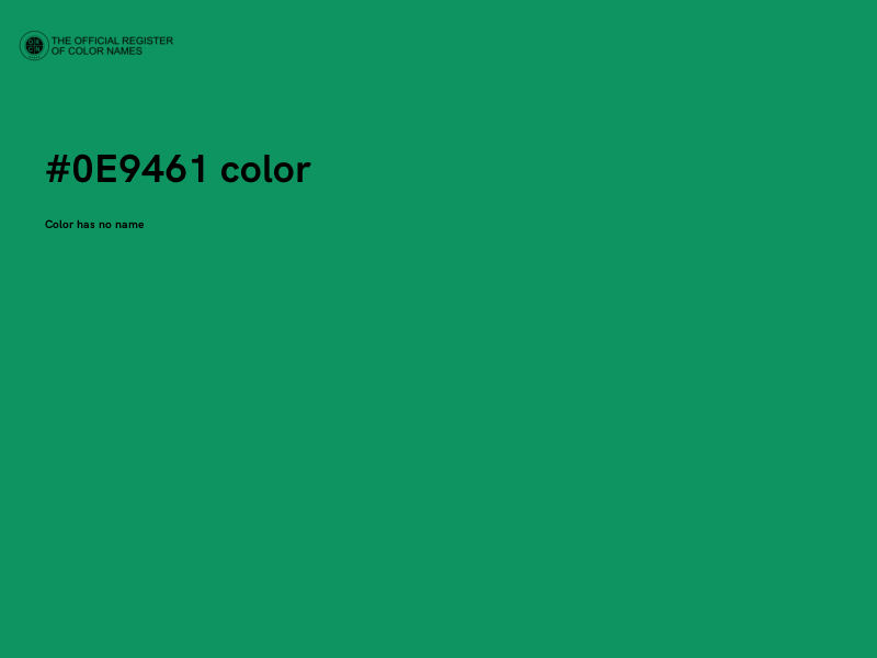 #0E9461 color image