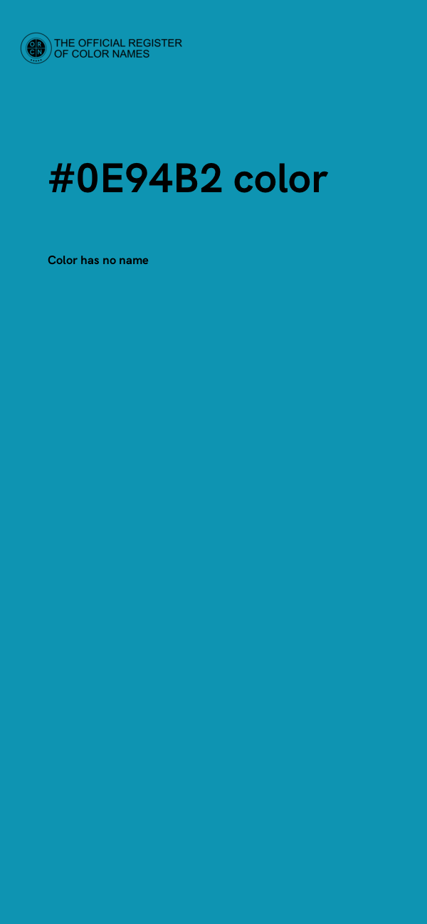 #0E94B2 color image