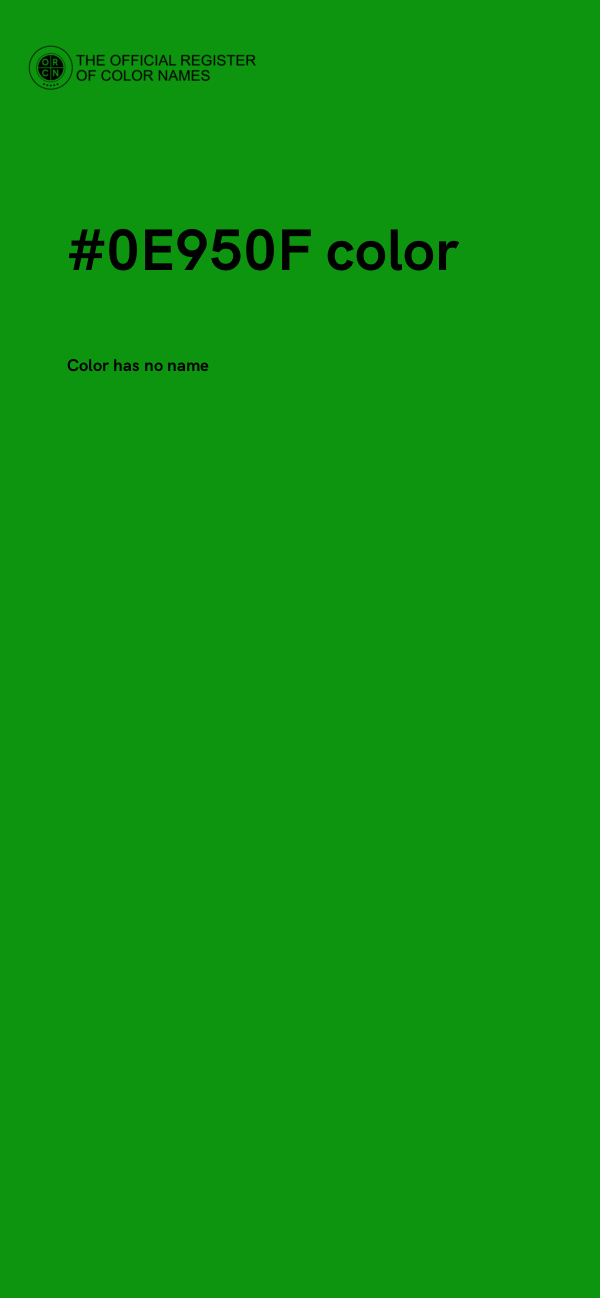 #0E950F color image