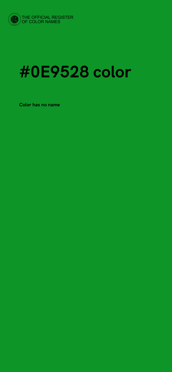 #0E9528 color image