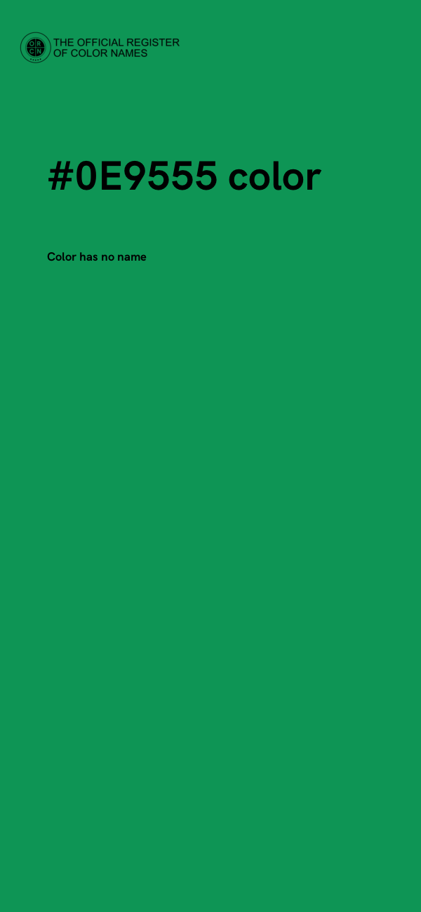#0E9555 color image