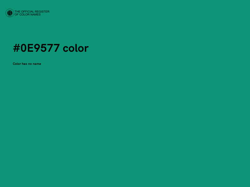 #0E9577 color image