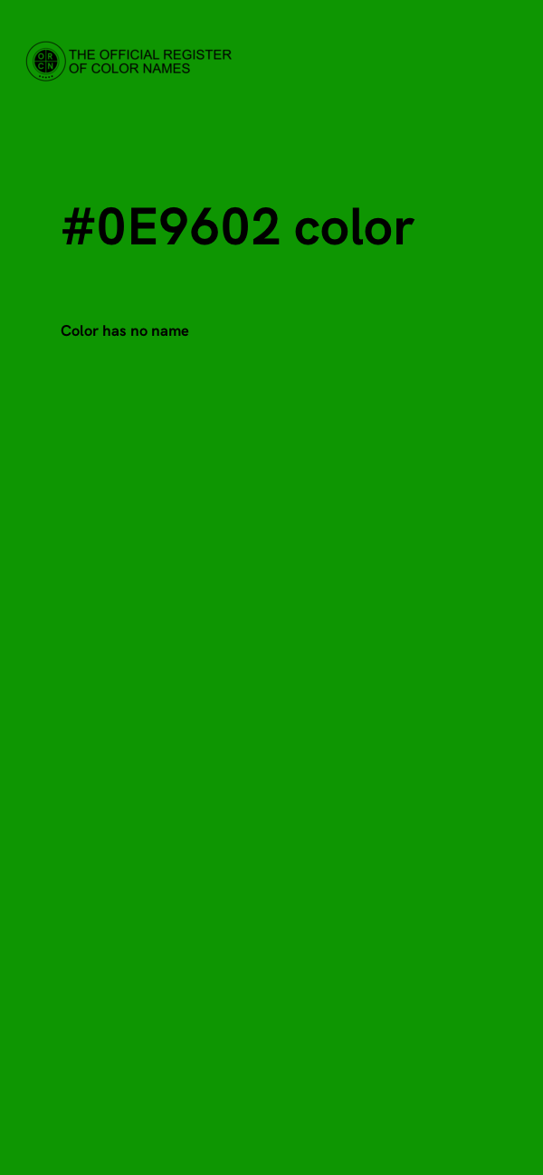#0E9602 color image