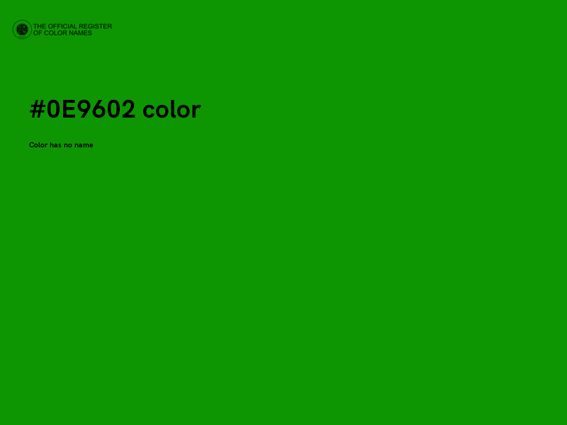 #0E9602 color image