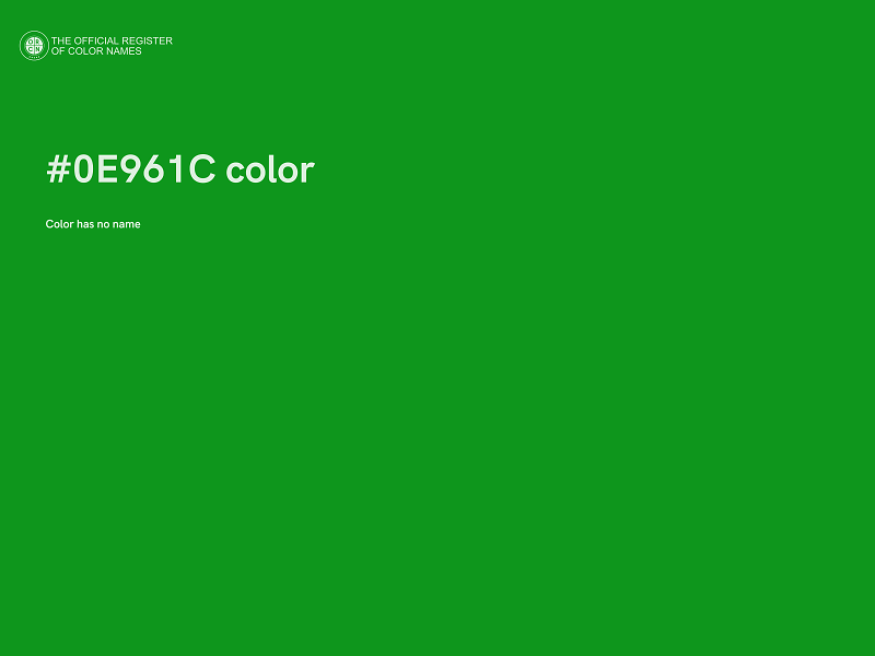 #0E961C color image