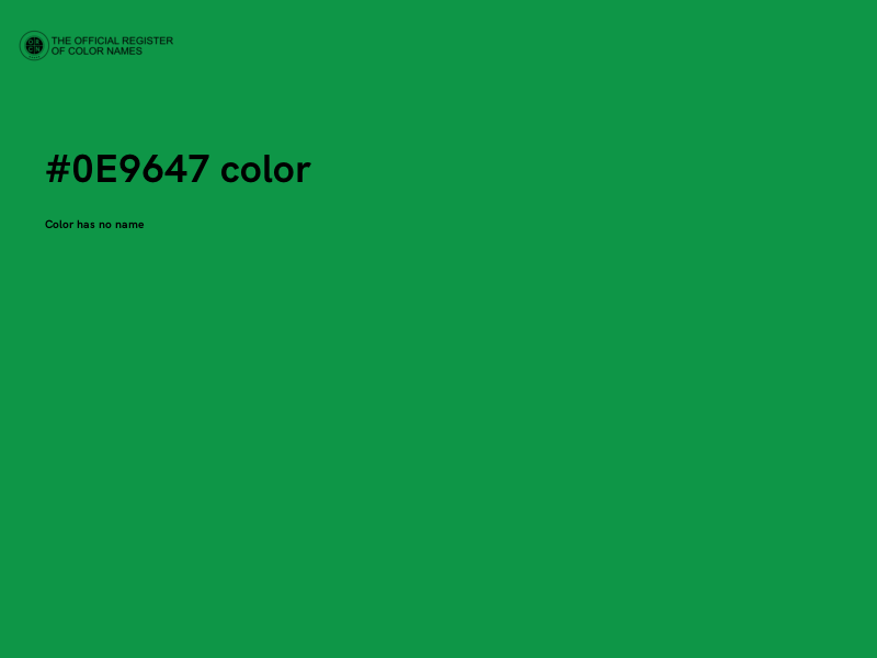 #0E9647 color image