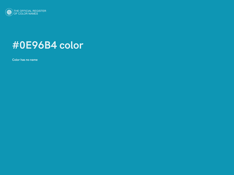 #0E96B4 color image