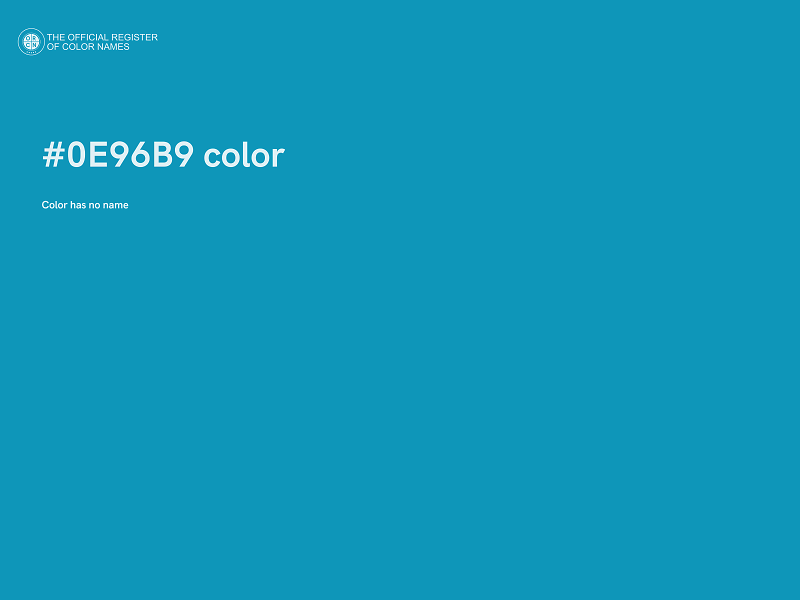 #0E96B9 color image