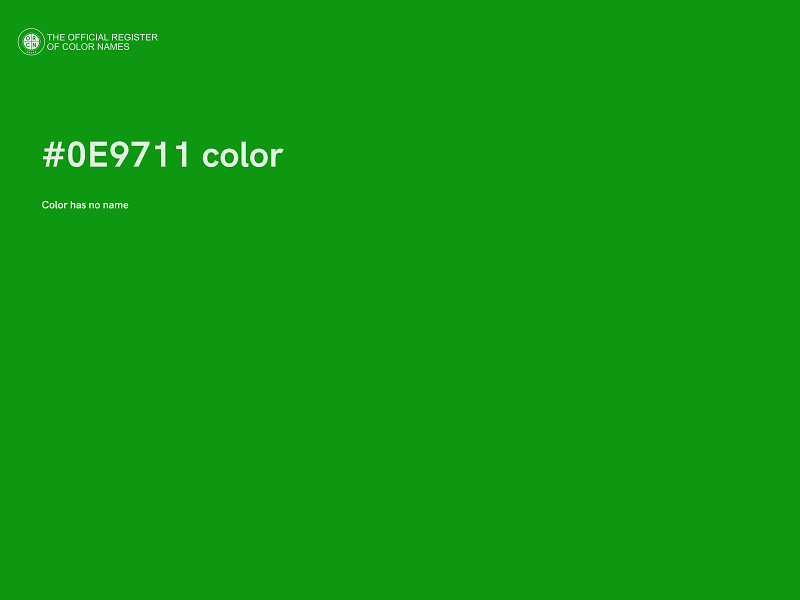 #0E9711 color image