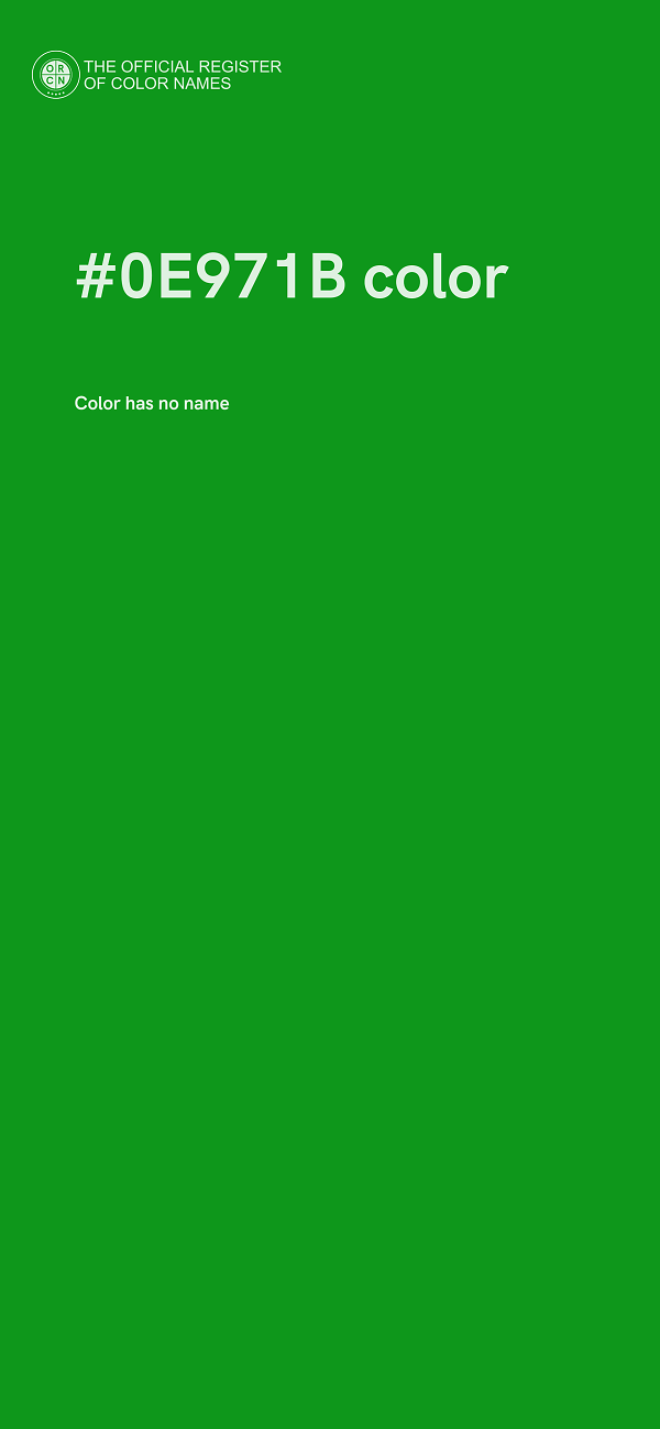 #0E971B color image